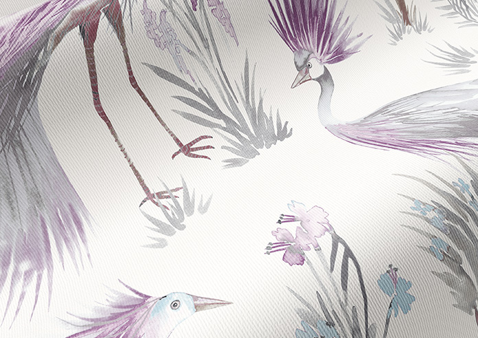 Tropical Birds, Amethyst - Twist&Fit Roller Blind - Image 4